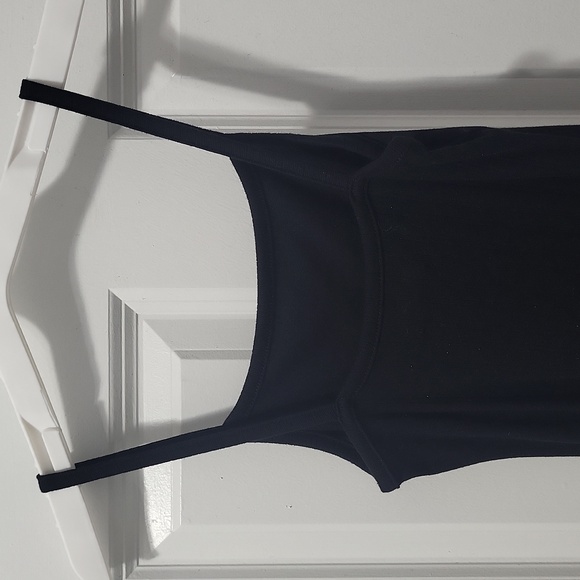 Midi, Casual, Black Bodycon Dress With Slit - Picture 5 of 8